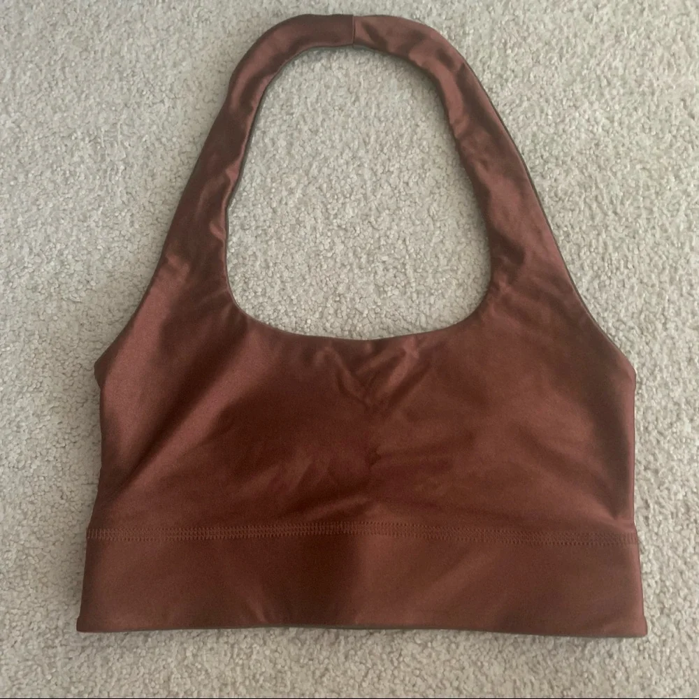 NWOT Fabletics halter sports bra reversible - Picture 5 of 6